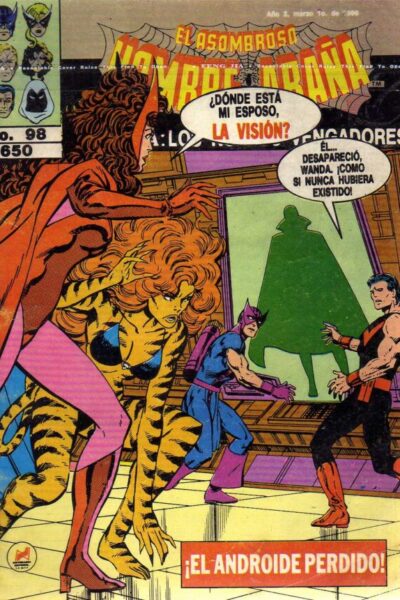 El asombroso hombre araña presenta 98