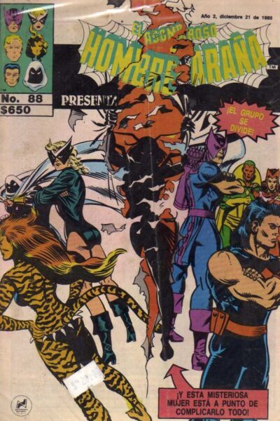 El asombroso hombre araña presenta 88
