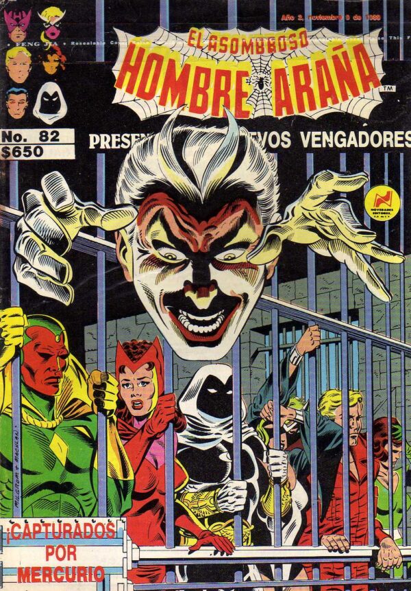 El asombroso hombre araña presenta 82