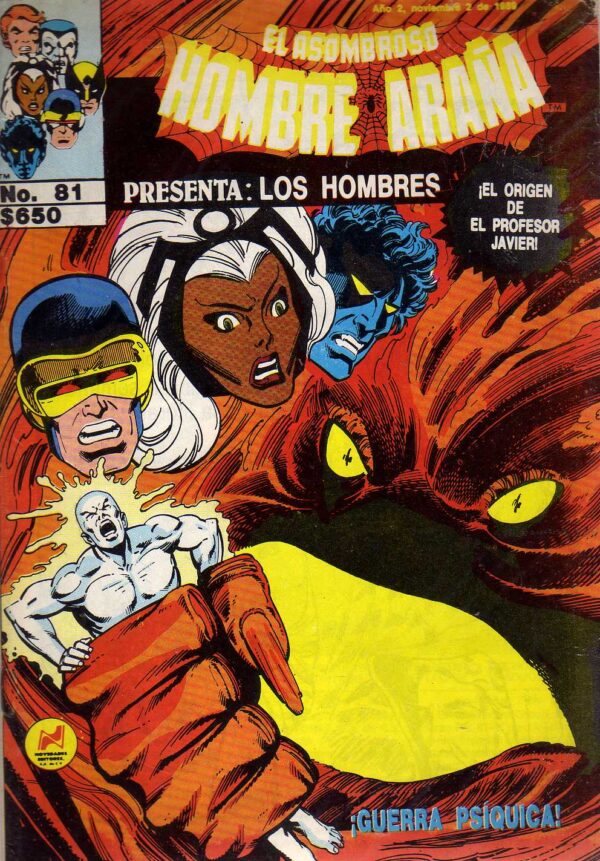 El asombroso hombre araña presenta 81