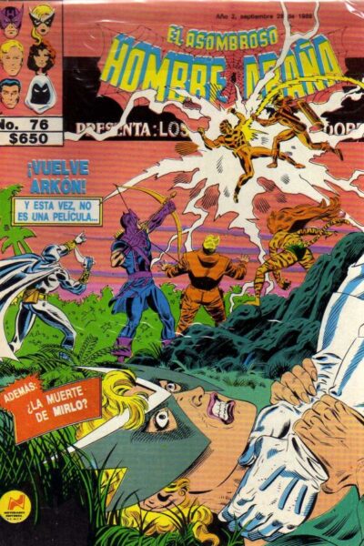 El asombroso hombre araña presenta 76