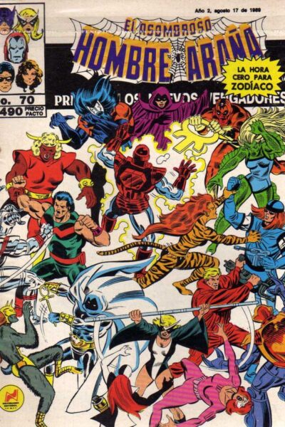 El asombroso hombre araña presenta 70