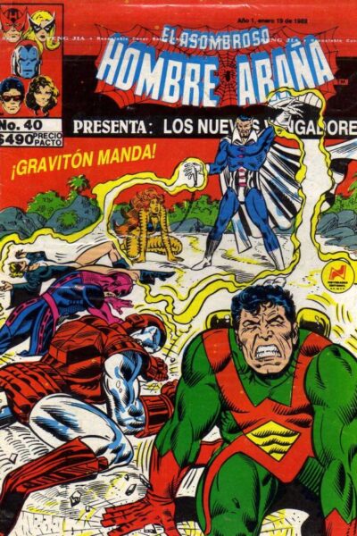 El asombroso hombre araña presenta 40