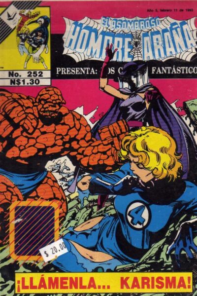 El asombroso hombre araña presenta 252