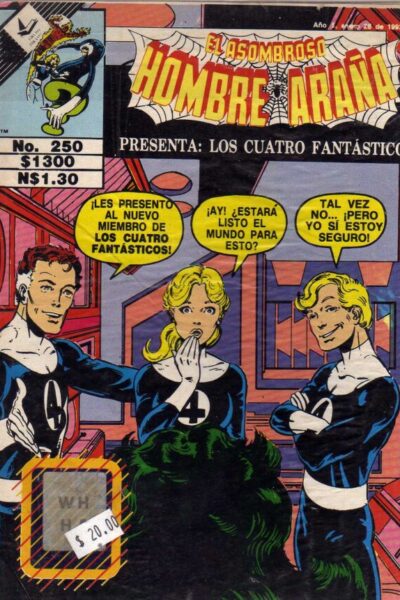 El asombroso hombre araña presenta 250