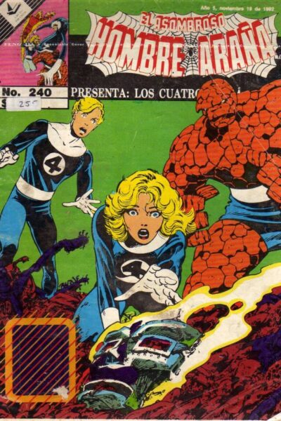 El asombroso hombre araña presenta 240