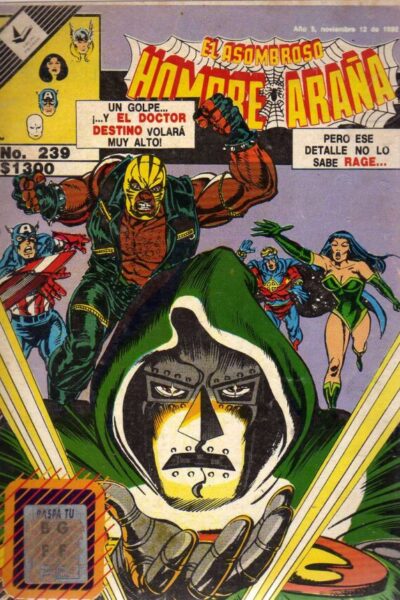 El asombroso hombre araña presenta 239
