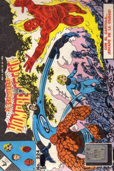 El asombroso hombre araña presenta 224