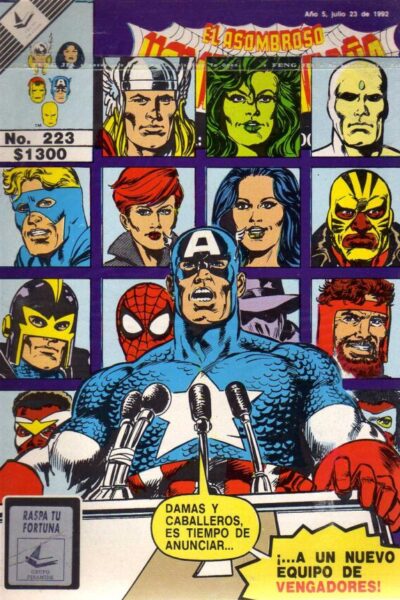 El asombroso hombre araña presenta 223