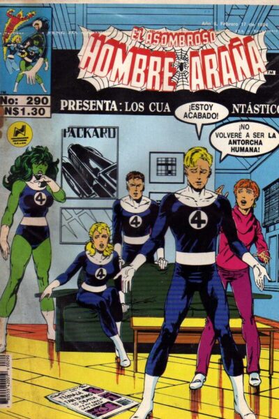 El asombroso hombre araña presenta 290 (1988-1994)