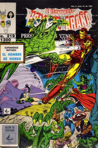 El asombroso hombre araña presenta 219