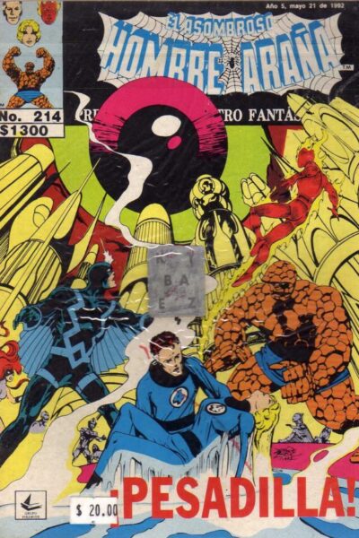 El asombroso hombre araña presenta 214