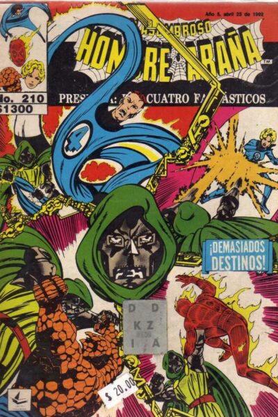 El asombroso hombre araña presenta 210