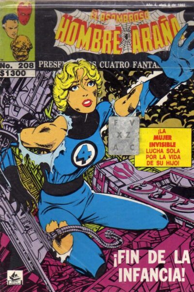 El asombroso hombre araña presenta 208