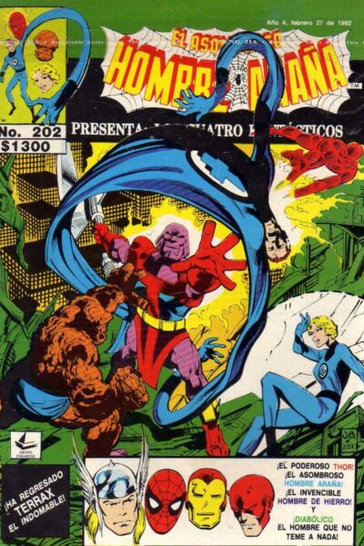 El asombroso hombre araña presenta 202