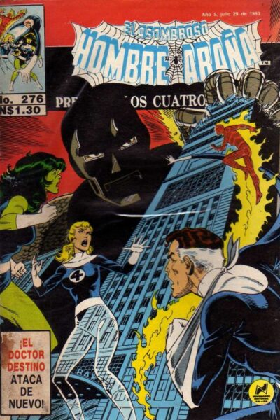 El asombroso hombre araña presenta 276