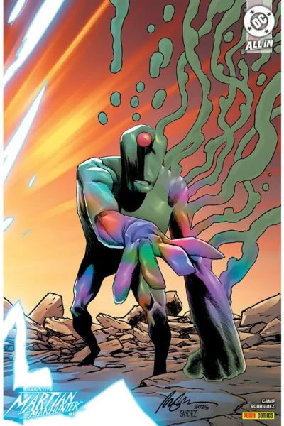 Absolute Martian Manhunter 1 Portada variante conectable