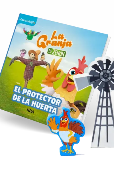 La granja de Zenón 1 : Libro El protector de la huerta + Bartolito + Molino de viento